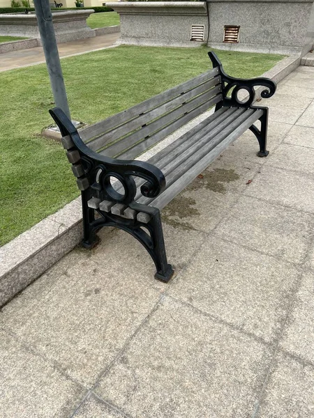 Close Chair Nature Garden — Stock Photo, Image