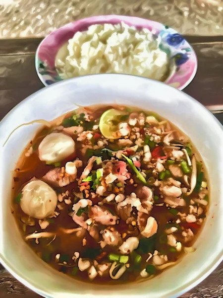 Kunst Kleur Van Boodle Food — Stockfoto