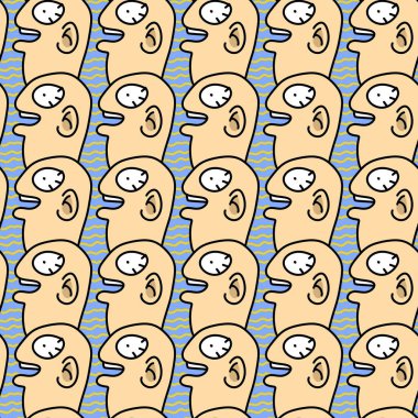 Sevimli adam çizgi filminin kusursuz deseni