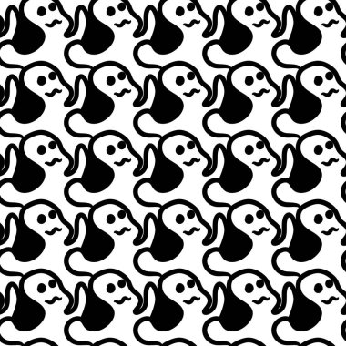 Tatlı hayalet çizgi filminin kusursuz deseni