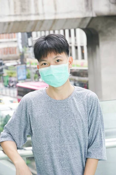 Cute Man Bangkok City — Stockfoto