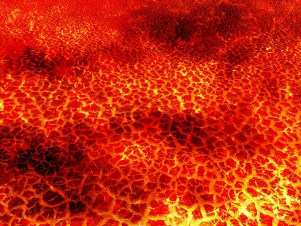 红色热熔岩图案背景 — 图库照片