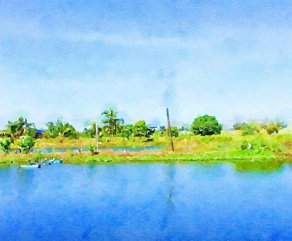Art Color Landscape Background — Stock Photo, Image