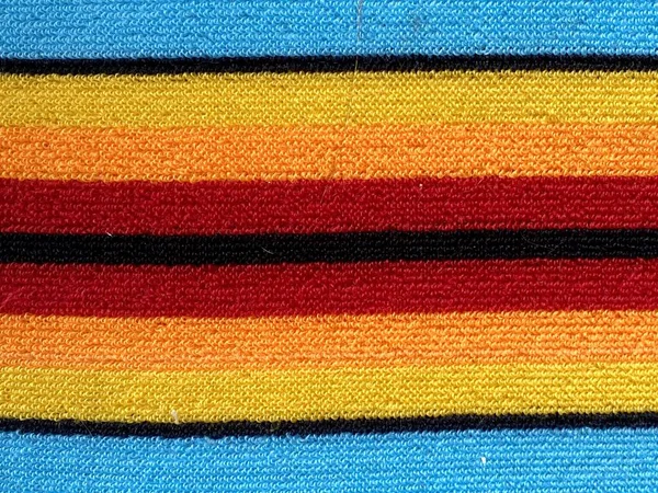 Close Colorful Fabric Texture — Fotografia de Stock