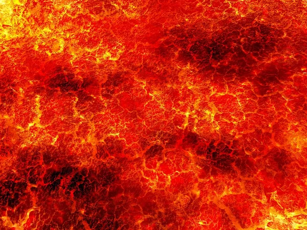 Vermelho Quente Lava Padrão Fundo — Fotografia de Stock