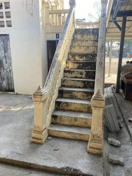 Close Σκάλα Στο Παλιό Κτίριο — Φωτογραφία Αρχείου