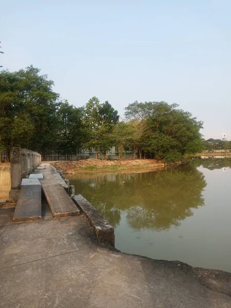 Old City Park Morning — Stock Photo, Image