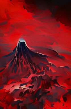 soyut akrilik resim, dijital duvar kağıdı