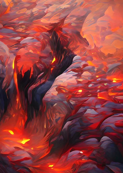 Art Abstract Background Fire — Zdjęcie stockowe