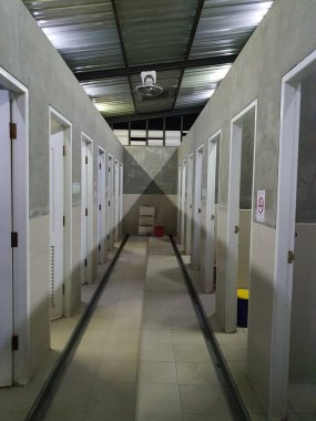 close up way in toilet room