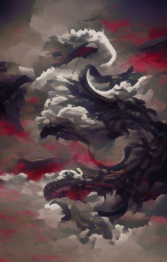 Renkli suluboya boya ile soyut arkaplan