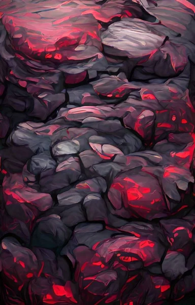 Art Color Lava Coals Background — Zdjęcie stockowe