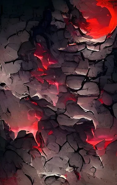Art Color Lava Coals Background — 스톡 사진