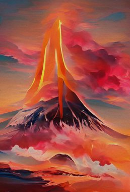 Dağlı güzel bir manzara.