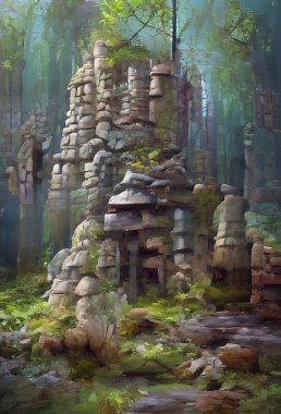 the ruins of the ancient city of the most polluted towns