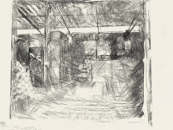 ev arka planında siyah beyaz