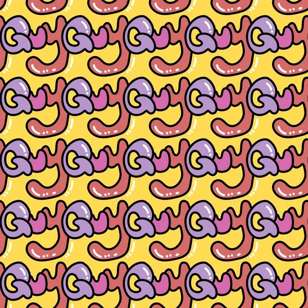 Seamless Pattern Text Guy Background — Zdjęcie stockowe
