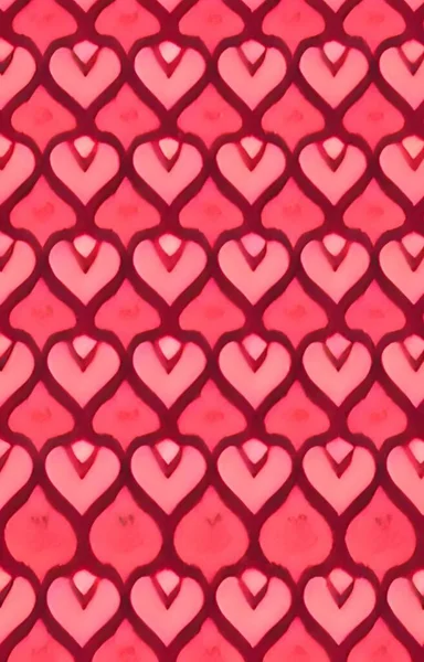 Seamless Pattern Hearts Background — Stock Photo, Image