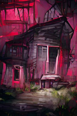 Şehirdeki eski bina.