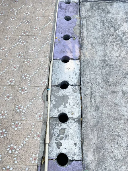 Old Concrete Pavement Texture Cement Floor — Stok fotoğraf