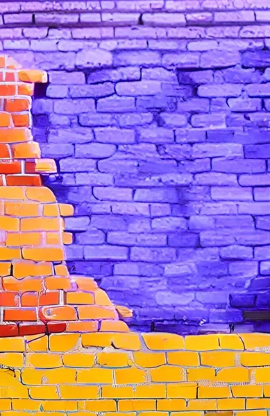 art color of brick wall background