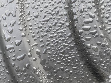 water drops on plastic basin