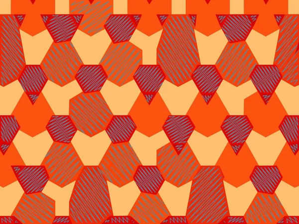 geometrik şekilli kusursuz desen