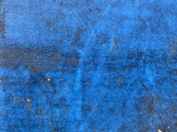 Close Old Blue Iron Wall Texture Background — 스톡 사진