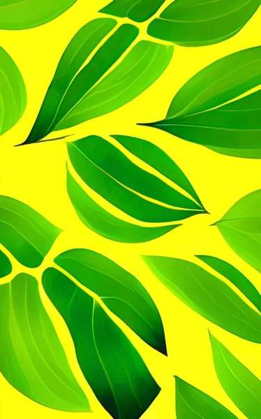 Green Leaves Background Summer Concept — 图库照片
