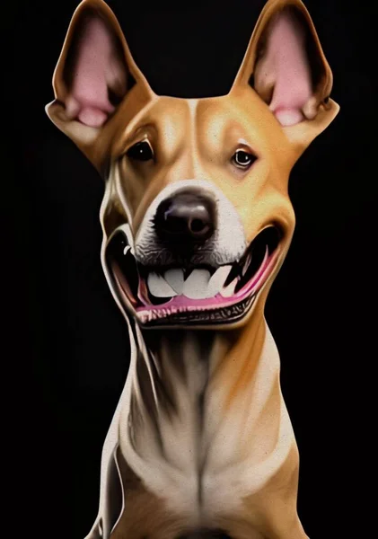 Πορτρέτο Ενός Όμορφου Σκύλου — Φωτογραφία Αρχείου