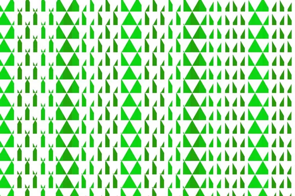 Art Pattern Green White Triangle Black Background — Stockfoto