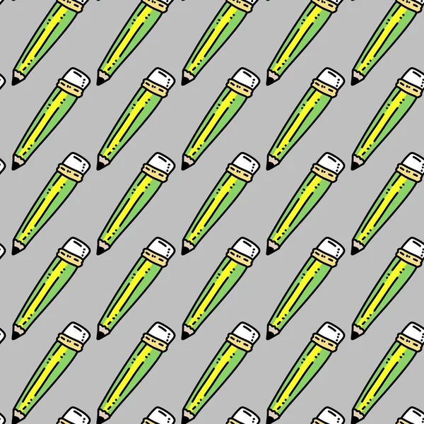 Pencil Icon Seamless Pattern Background — Zdjęcie stockowe