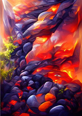 beyaz zemin üzerinde alevler ateş