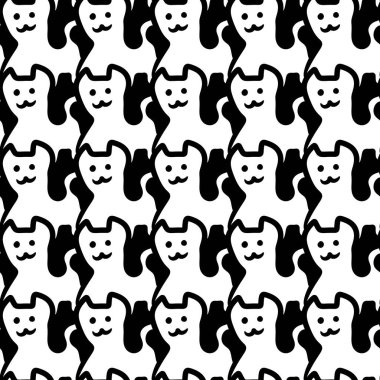 Cadılar Bayramı çizgi film karakterleri ile Seamless modeli