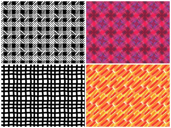 Set Patterns Abstract Geometric Shapes — Stock Photo, Image