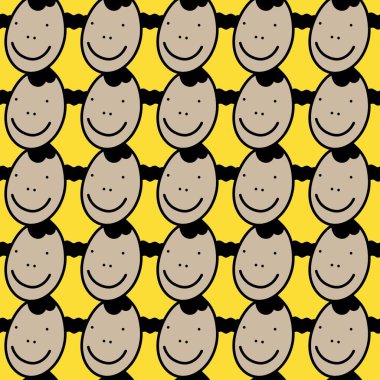 Çocuk yüzleri ile Seamless Modeli