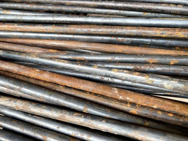 Eski paslı metal dokusunu kapat