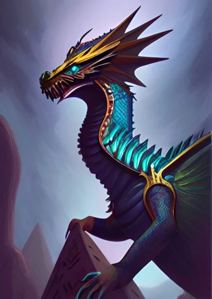 art color of dragon monster