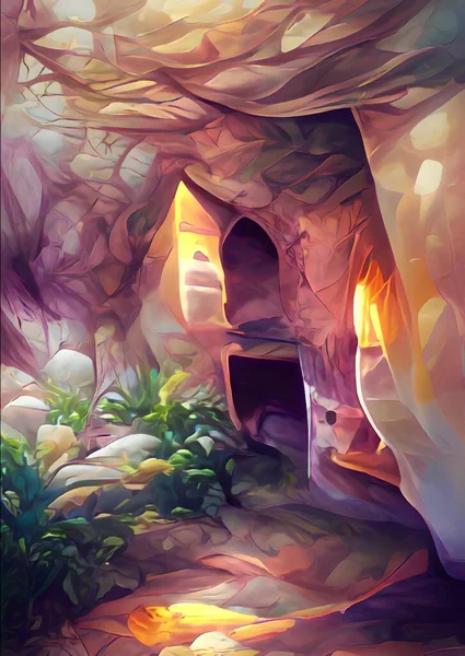 Art Color Home Cave — 스톡 사진