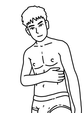 Siyah ve beyaz, tatlı adam arabasının kolalaması.