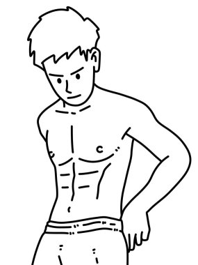 Siyah ve beyaz, tatlı adam arabasının kolalaması.