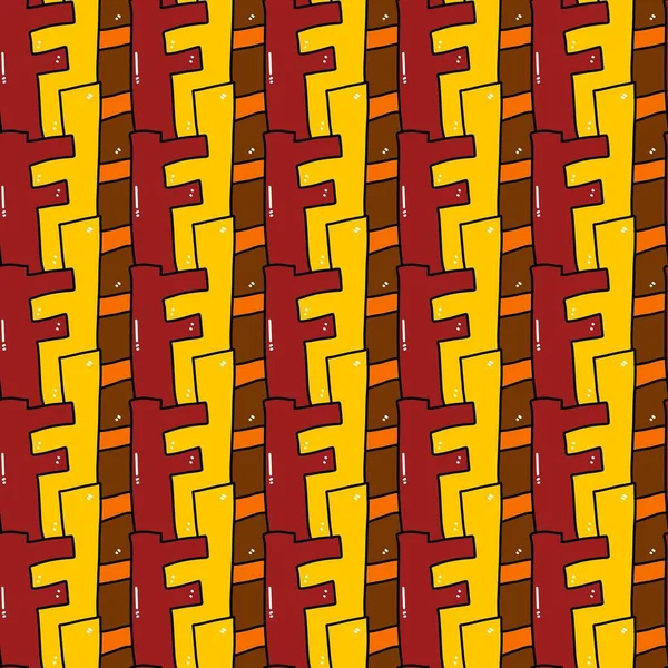 Απρόσκοπτη Μοτίβο Πολύχρωμα Αφηρημένα Σχήματα — Φωτογραφία Αρχείου