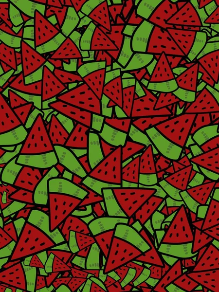 art color of watermelon cartoon