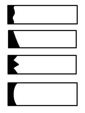 pankart sekmesi arkaplanı siyah ve beyaz