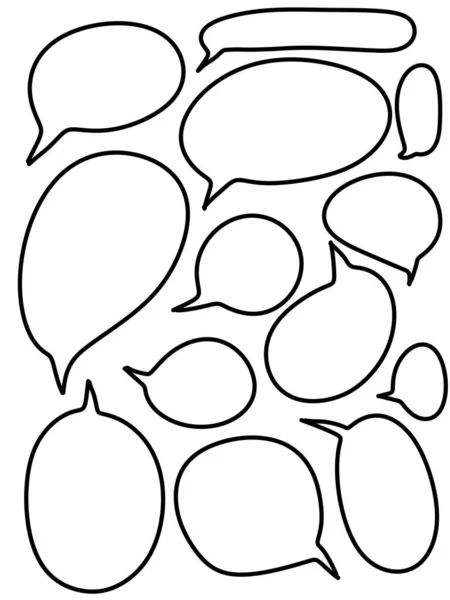 Preto Branco Caixa Texto Desenhos Animados — Fotografia de Stock