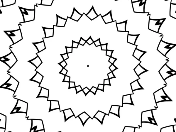 Черно Белый Абстрактный Рисунок Геометрический Фон — стоковое фото