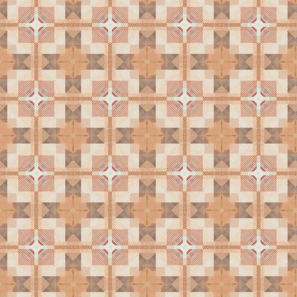 Patrón Abstracto Sin Costuras Con Ornamento Geométrico — Foto de Stock