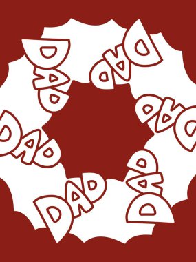 Babana beyaz arkaplanda mesaj at