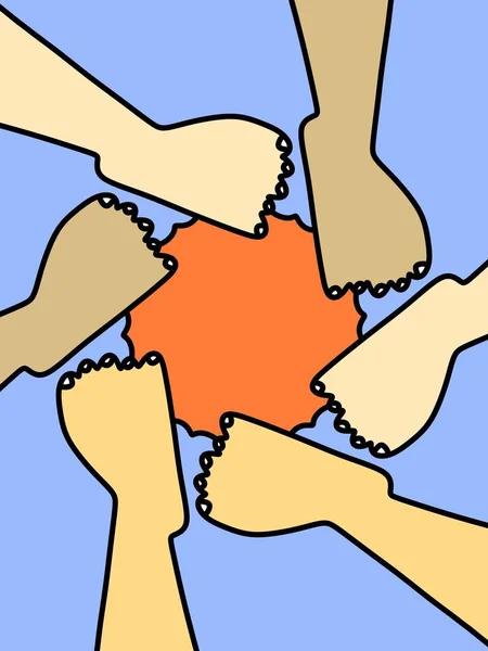foot cartoon on blue background