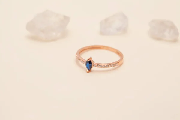 Still Life Jewelry Image Online Sale Diamond Ring Photo Can — Fotografia de Stock